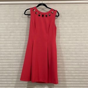 Eliza J Work Dress Shift Pink Size 8